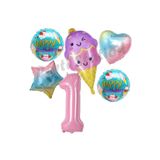 Parti Station Pastane Şeker Dondurma 1 Yaş Balon Set PSSEKER-4