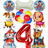 Parti Station Paw Patrol 4 Yaş Balon Set Paw Petrol Marshall Chase Skye Rubble Doğum Günü Parti Folyo Balon Seti