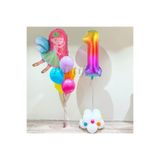 Parti Station Peri Kızı Temalı 1 Yaş Folyo Balon Seti Doğum Günü Dekorasyonu PSPERİBST