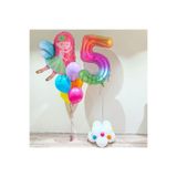Parti Station Peri Kızı Temalı 5 Yaş Folyo Balon Seti Doğum Günü Dekorasyonu PSPERİBST
