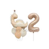 Parti Station Retro Dinozor 2 Yaş Balon Set PSBOHDİNO