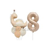 Parti Station Retro Dinozor 8 Yaş Balon Set PSBOHDİNO