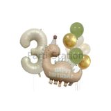Parti Station Retro Dinozor Tema 3 Yaş Balon Set PSBOHODİNO