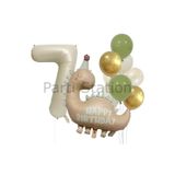 Parti Station Retro Dinozor Tema 7 Yaş Balon Set PSBOHODİNO