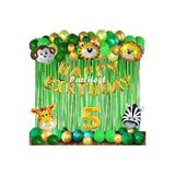 Parti Station Safari Hayvanlar 5 Yaş Folyo Balon Set PSSAFARİBLN1