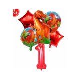 Parti Station T-Rex Dinozor Temalı 1 Yaş Balon Seti Doğum Günü Dekorasyonu PSKDINAZORBS