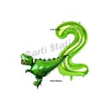 Parti Station T-Rex Dinozor Yeşil 2 Yaş Balon Set PSDİNOZOR-1