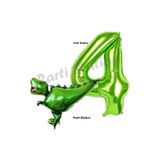 Parti Station T-Rex Dinozor Yeşil 4 Yaş Balon Set PSDİNOZOR-1