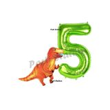 Parti Station T-Rex Dinozor Yeşil 5 Yaş Balon Set PSDİNOZOR-2