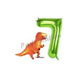 Parti Station T-Rex Dinozor Yeşil 7 Yaş Balon Set PSDİNOZOR-2
