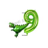 Parti Station T-Rex Dinozor Yeşil 9 Yaş Balon Set PSDİNOZOR-1