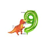 Parti Station T-Rex Dinozor Yeşil 9 Yaş Balon Set PSDİNOZOR-2