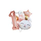 Parti Station Tavşan Bunny 1 Yaş Balon Set PSBUNNY