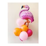 Parti Station Tropikal Konsept Flamingo Balon Set Flamingo Balon Buketi Doğum Günü Balon Set