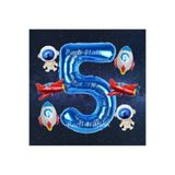 Parti Station Uzay Lacivert 5 Yaş Doğum Günü Balon Set PS-UZAY-X
