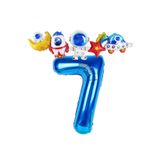Parti Station Uzay Lacivert 7 Yaş Doğum Günü Galaksi Balon Set PS-UZAY-L