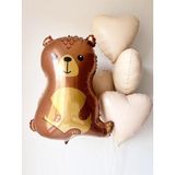 Parti Station Woodland Ayı Konsept Balon Set Sevimli Ayıcık Balon Buketi Doğum Günü Bear Balloon Set