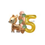 Parti Station Woodland Geyik Gold 5 Yaş Balon Set PSCEYL-1