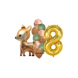 Parti Station Woodland Geyik Gold 8 Yaş Balon Set PSCEYL-1
