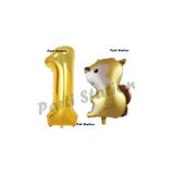 Parti Station Woodland Sincap Gold 3 Yaş Doğum Günü Balon Set PSSNCAP-1