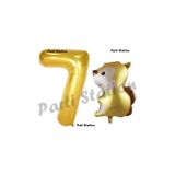 Parti Station Woodland Sincap Gold 7 Yaş Doğum Günü Balon Set PSSNCAP-3