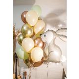 Parti Station Woodland Tavşan Balon Set Tavşan Konsept Balon Buketi Doğum Günü Balon Set