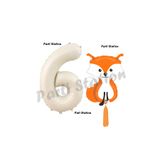 Parti Station Woodland Tilki Krem 6 Yaş Doğum Günü Balon Set PSTİLKİ-2