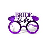 Parti Sürprizi Bride To Be Tek Taşlı Parti Gözlüğü Mor Renk