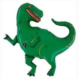 Parti Sürprizi Dinozor T-Rex Yeşil Folyo Balon 1 Adet