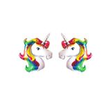 Parti Sürprizi Gökkuşağı Unicorn Mini Shap Folyo Balon 2 Adet