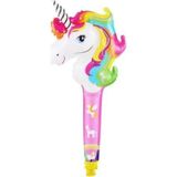 Parti Sürprizi Gökkuşağı Unicorn Saplı Folyo Balon 1 Adet