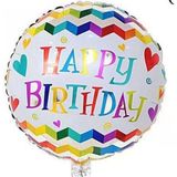 Parti Sürprizi Happy Birthday Kalpli Folyo Balon 1Adet
