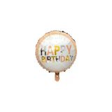 Parti Sürprizi Happy Birthday Puanlı Folyo Balon 1 Adet