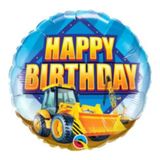 Parti Sürprizi İnşaat Teması Happy Birthday Folyo Balon