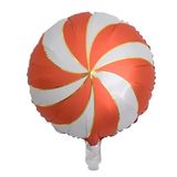 Parti Sürprizi Kırmızı Beyaz Şeker Görünümlü Folyo Balon