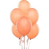 Parti Sürprizi Makaron Balon Somon 10 Adet Latex Balon