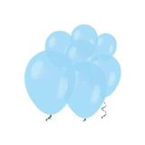 Parti Sürprizi Makaron Bebek Mavi Küçük Boy 10 Lu Latex Balon