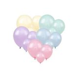 Parti Sürprizi Makaron Karışık Renk 10 Lu Latex Balon