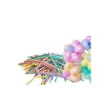 Parti Sürprizi Makaron Sosis Balon Karışık Renk 100 Lü