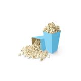 Parti Sürprizi Mavi Popcorn Mısır Kutusu 8 Adet