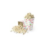 Parti Sürprizi Puantiyeli Popcorn Mısır Kutusu 8 Adet