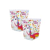 parti sürprizi Rainbow Unicorn Popcorn Mısır Kutusu 8 Adet