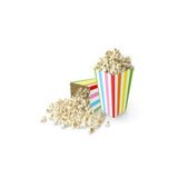parti sürprizi Renkli Çizgili Popcorn Mısır Kutusu 8 Adet