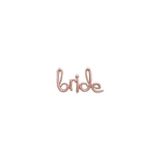 Parti Sürprizi Rose Gold Bride El Yazı Folyo Balon