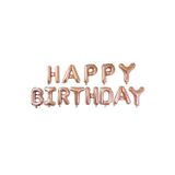 Parti Sürprizi Rose Gold Happy Birthday Folyo Balon