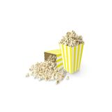 parti sürprizi Sarı Çizgili Popcorn Mısır Kutusu 8 Adet