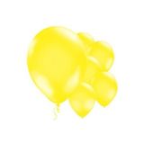 Parti Sürprizi Sarı Renk Metalik 10 Lu Latex Balon