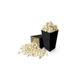 parti sürprizi Siyah Popcorn Mısır Kutusu 10 Adet