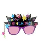 Parti Sürprizi Star Renkli Happy Birthday Gözlüğü 1 Adet