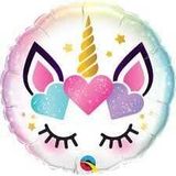 Parti Sürprizi Unicorn Folyo Balon 1 Adet 45 Cm
